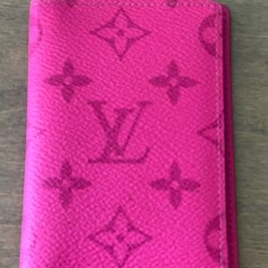 Pink Louis Vuitton wallet